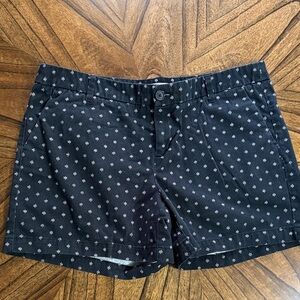 Merona Black and White Patterned Women's Shorts